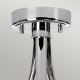 Elstead - LED Badkamer hanglamp met vaste pendel FALMOUTH 1xG9/3W/230V IP44 zwart/glanzend chroom