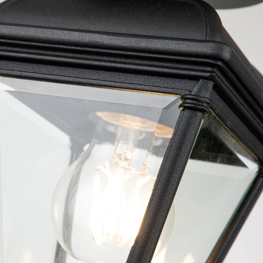 Elstead - Buitenplafondlamp BAYVIEW 1xE27/60W/230V IP44 zwart