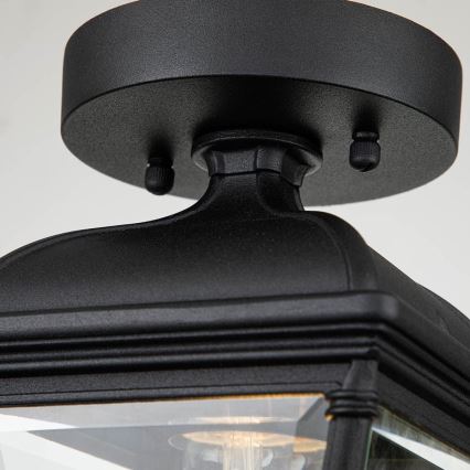 Elstead - Buitenplafondlamp BAYVIEW 1xE27/60W/230V IP44 zwart