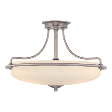 Elstead - Bevestigde hanglamp GRIFFIN 4xE27/100W/230V mat chroom