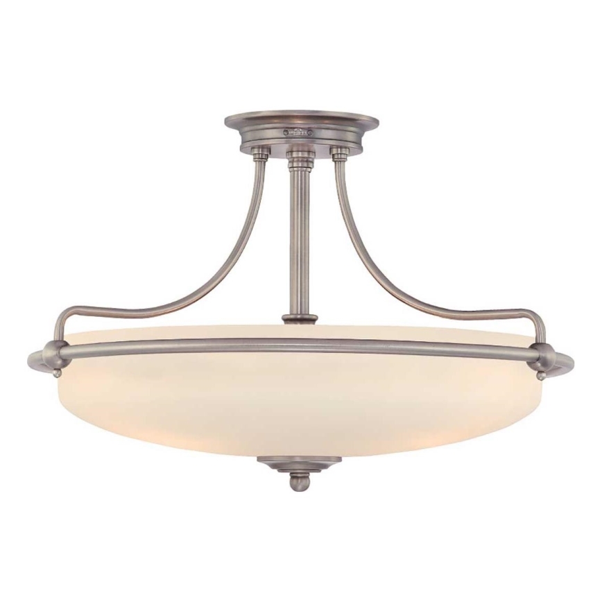 Elstead - Bevestigde hanglamp GRIFFIN 4xE27/100W/230V mat chroom