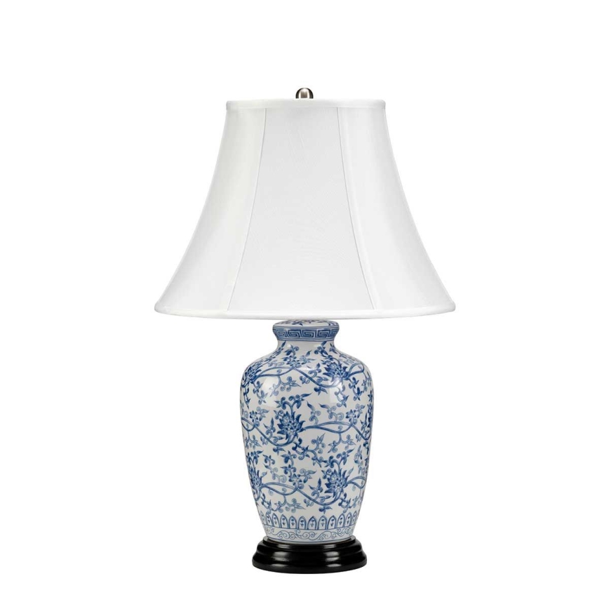 Elstead - Tafellamp BLAUW GINGER JAR 1xE27/60W/230V
