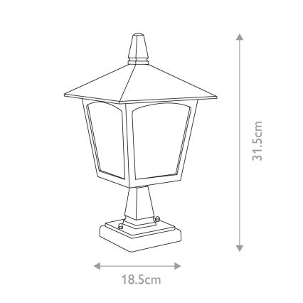 Elstead - Buitenlamp YORK 1xE27/100W/230V IP43