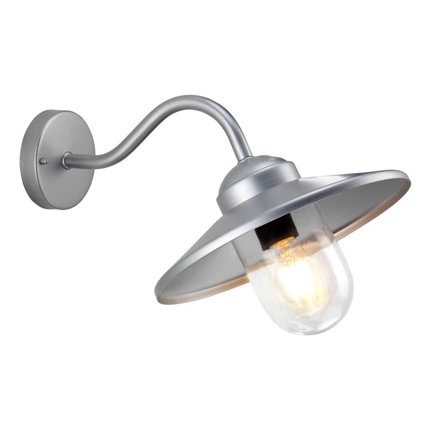 Elstead - Buitenwandlamp KLAMPENBORG 1xE27/60W/230V IP44 mat chroom