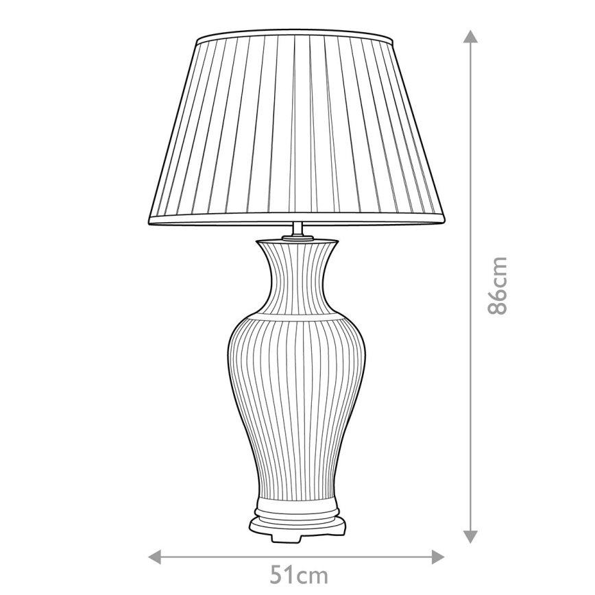 Elstead - Tafellamp DALIAN 1xE27/60W/230V
