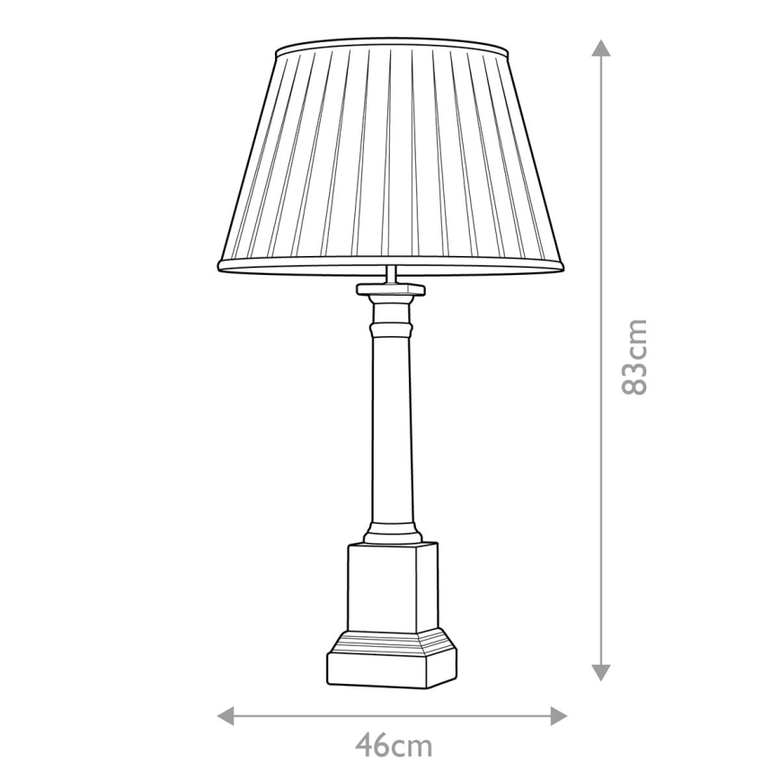 Elstead - Tafellamp LOUVIERS 1xE27/60W/230V