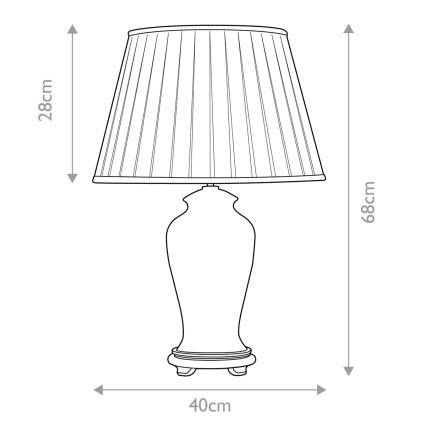 Elstead - Tafellamp SASHI 1xE27/60W/230V