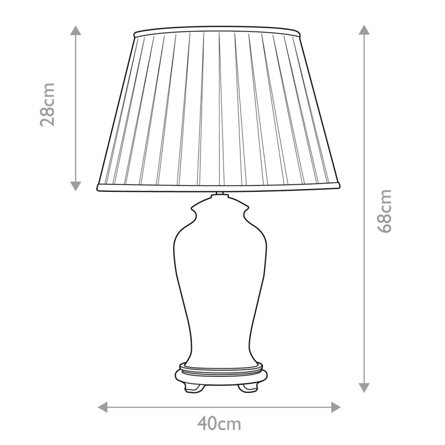 Elstead - Tafellamp SASHI 1xE27/60W/230V
