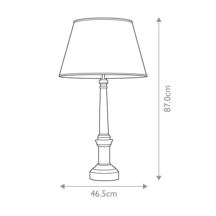Elstead - Tafellamp STRASBOURG 1xE27/60W/230V