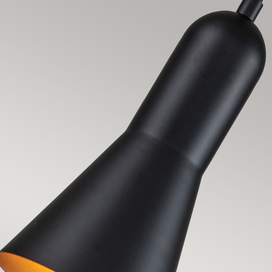 Elstead - Hanglamp aan een koord ETOILE 1xE27/60W/230V diameter 13,3 cm zwart