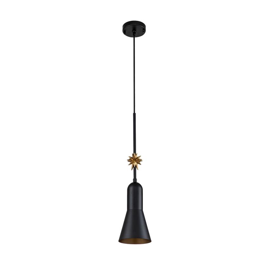 Elstead - Hanglamp aan een koord ETOILE 1xE27/60W/230V diameter 13,3 cm zwart