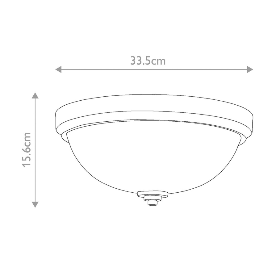 Elstead FE-MALIBU-F-BATH - Badkamer plafondlamp MALIBU 1xE27/60W/230V IP44