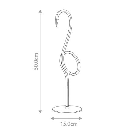 Elstead - LED tafellamp FLAMINGO LED/6W/230V 3000K roze