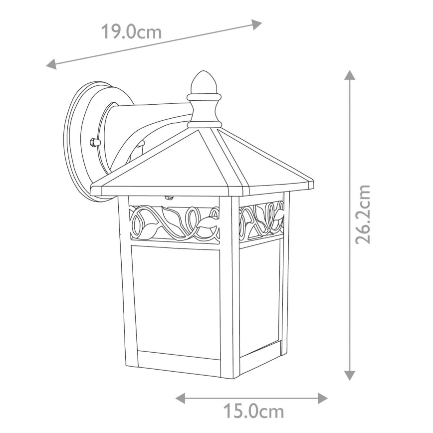 Elstead GZH-WC2 - Wandlamp voor buiten WINCHCOMBE 1xE27/60W/230V IP44
