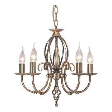 Elstead - Hanglamp aan een ketting ARTISAN 5xE14/60W/230V