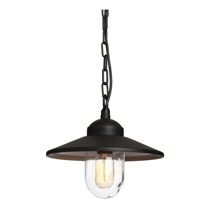 Elstead - Hanglamp aan een ketting voor buiten KLAMPENBORG 1xE27/60W/230V IP44