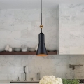 Elstead - Hanglamp aan een koord ETOILE 1xE27/60W/230V diameter 17,8 cm zwart