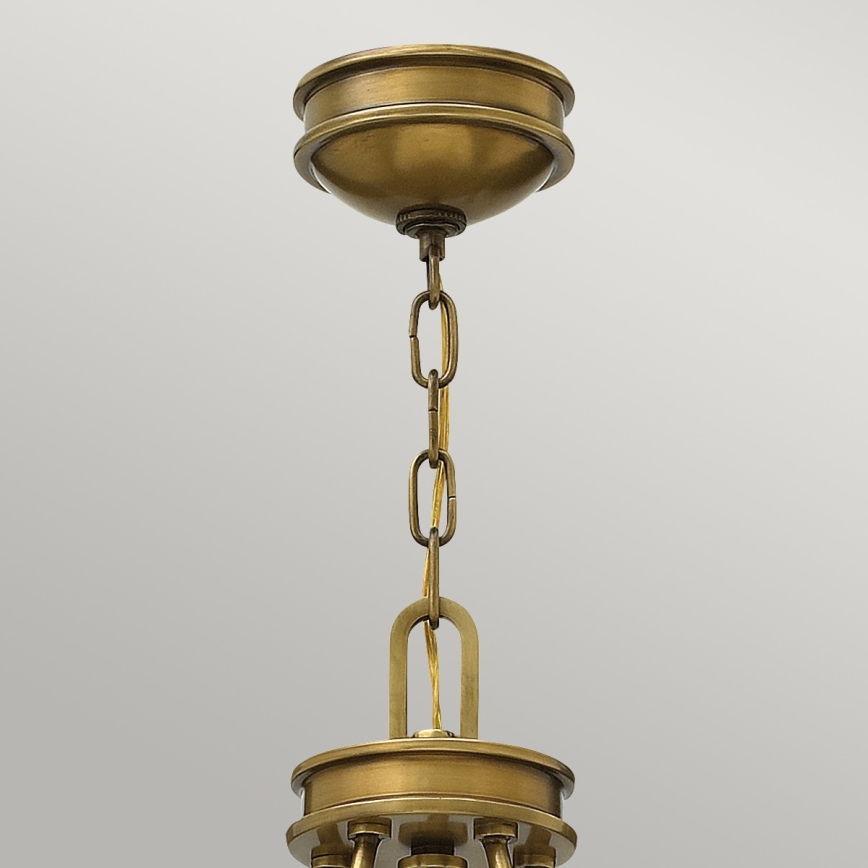 Elstead HK-COLLIER5 - Hanglamp aan een ketting COLLIER 5xE27/100W/230V