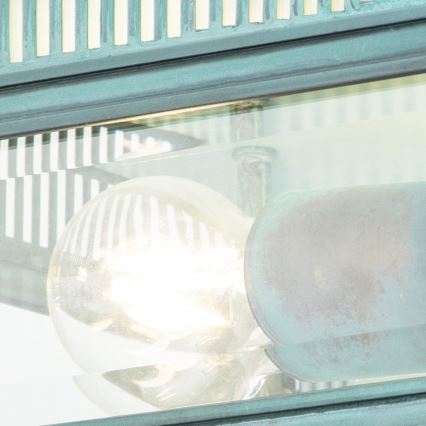 Elstead - Buitenplafondlamp HOLBORN 2xE27/60W/230V IP44 turkoois