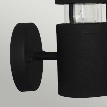 Elstead - Buitenwandlamp HORNBAEK 1xE27/60W/230V IP44 zwart