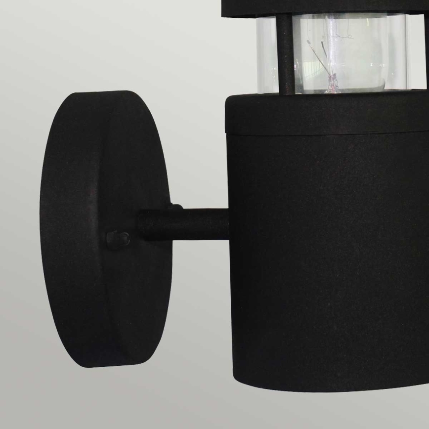 Elstead - Buitenwandlamp HORNBAEK 1xE27/60W/230V IP44 zwart