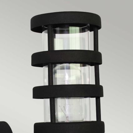 Elstead - Buitenwandlamp HORNBAEK 1xE27/60W/230V IP44 zwart