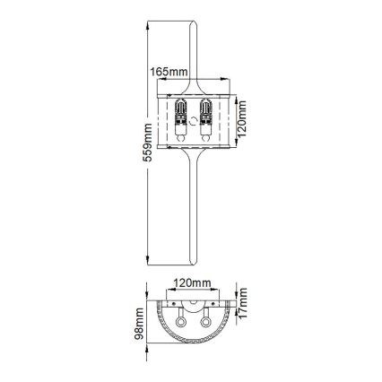 Elstead - LED Badkamerlamp MONA 2xG9/3,5W/230V IP44 glanzend chroom