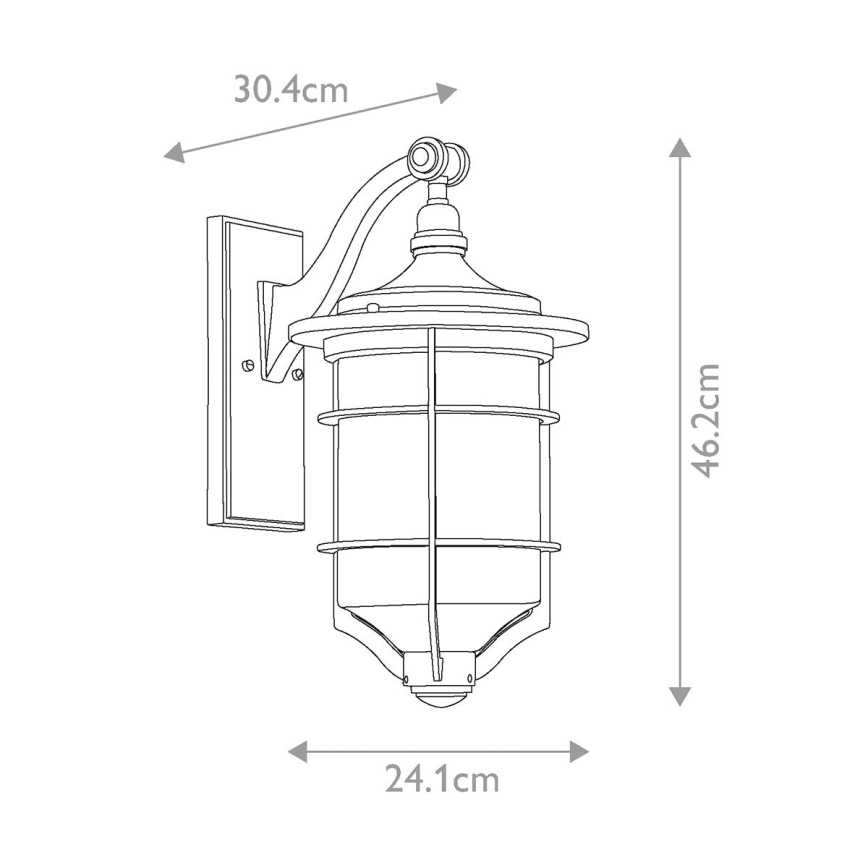 Elstead KL-ROYAL-MARINE2-M - Wandlamp voor buiten ROYAL 1xE27/60W/230V IP44