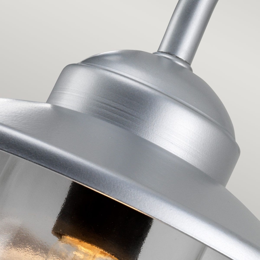 Elstead - Buitenwandlamp KLAMPENBORG 1xE27/60W/230V IP44 mat chroom