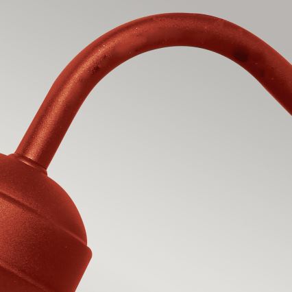 Elstead - Buitenwandlamp KLAMPENBORG 1xE27/60W/230V IP44 rood