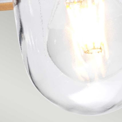 Elstead - KLAMPENBORG buitenhanglamp aan ketting 1xE27/60W/230V IP44 mat chroom
