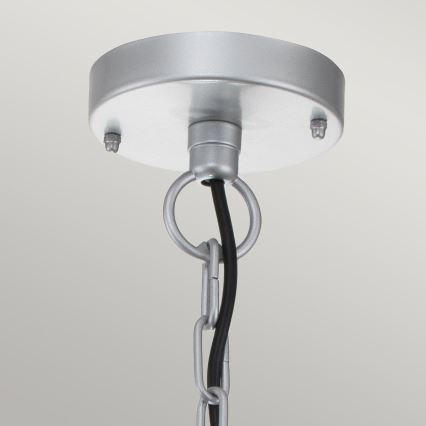 Elstead - KLAMPENBORG buitenhanglamp aan ketting 1xE27/60W/230V IP44 mat chroom