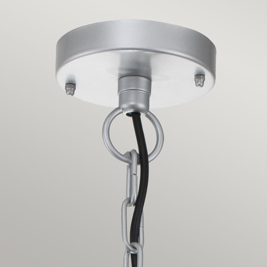 Elstead - KLAMPENBORG buitenhanglamp aan ketting 1xE27/60W/230V IP44 mat chroom