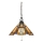 Elstead - Kroonluchter met ketting Tiffany INGLENOOK 3xE27/60W/230V