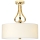 Elstead - LED Badkamer hanglamp met vaste pendel FALMOUTH 1xG9/3W/230V IP44 beige/goud