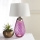 Elstead - LED Tafellamp LENA 1xE27/40W/230V + 1xGU10/7W 74 cm roze/wit