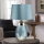 Elstead - LED Tafellamp LENA 1xE27/60W/230V + 1xGU10/7W 60,5 cm blauw