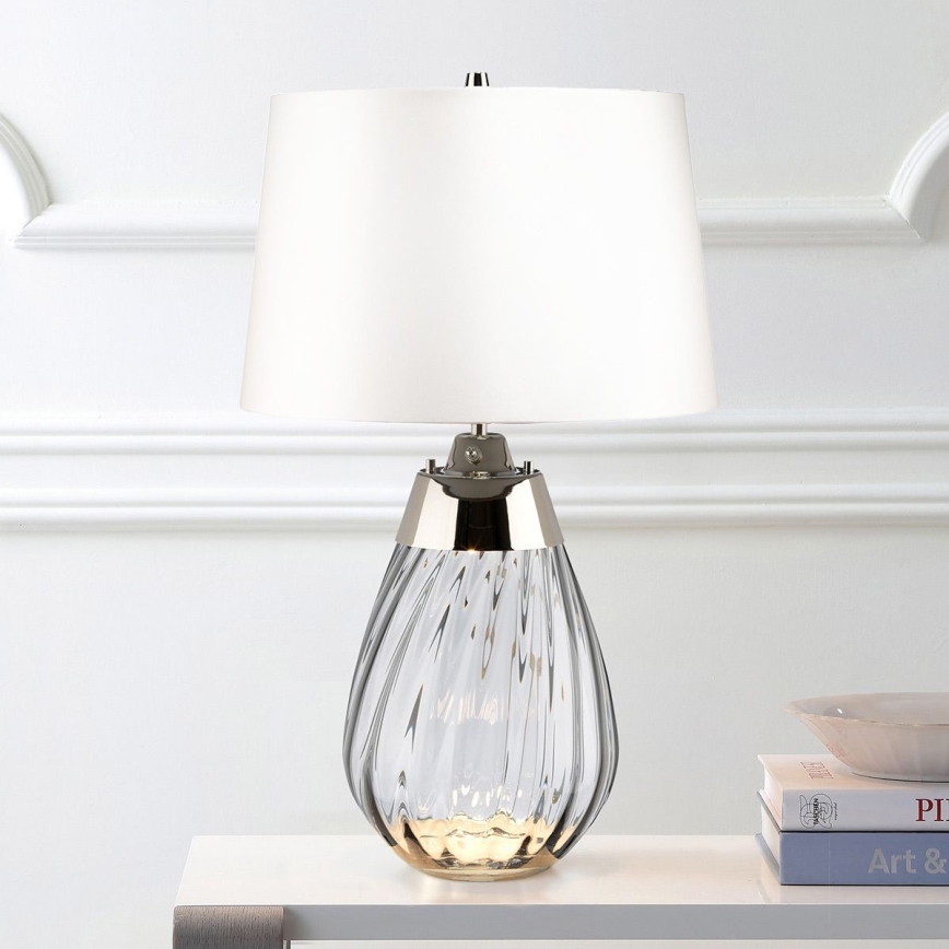 Elstead - LED Tafellamp LENA 1xE27/60W/230V + 1xGU10/7W 60,5 cm wit