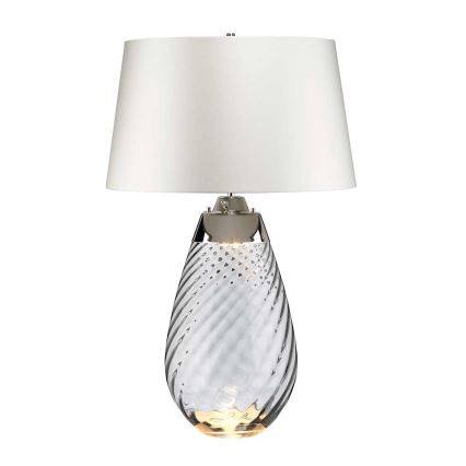 Elstead - LED Tafellamp LENA 1xE27/40W/230V + 1xGU10/7W 74 cm wit