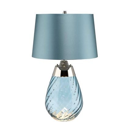 Elstead - LED Tafellamp LENA 1xE27/60W/230V + 1xGU10/7W 60,5 cm blauw