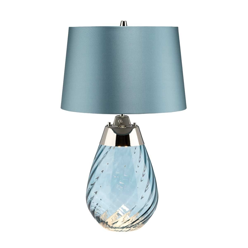 Elstead - LED Tafellamp LENA 1xE27/60W/230V + 1xGU10/7W 60,5 cm blauw