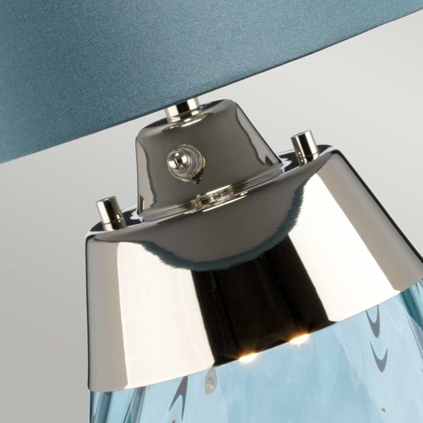 Elstead - LED Tafellamp LENA 1xE27/60W/230V + 1xGU10/7W 60,5 cm blauw
