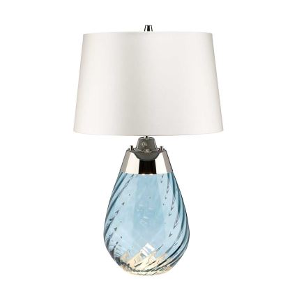 Elstead - LED Tafellamp LENA 1xE27/60W/230V + 1xGU10/7W 60,5cm blauw/wit