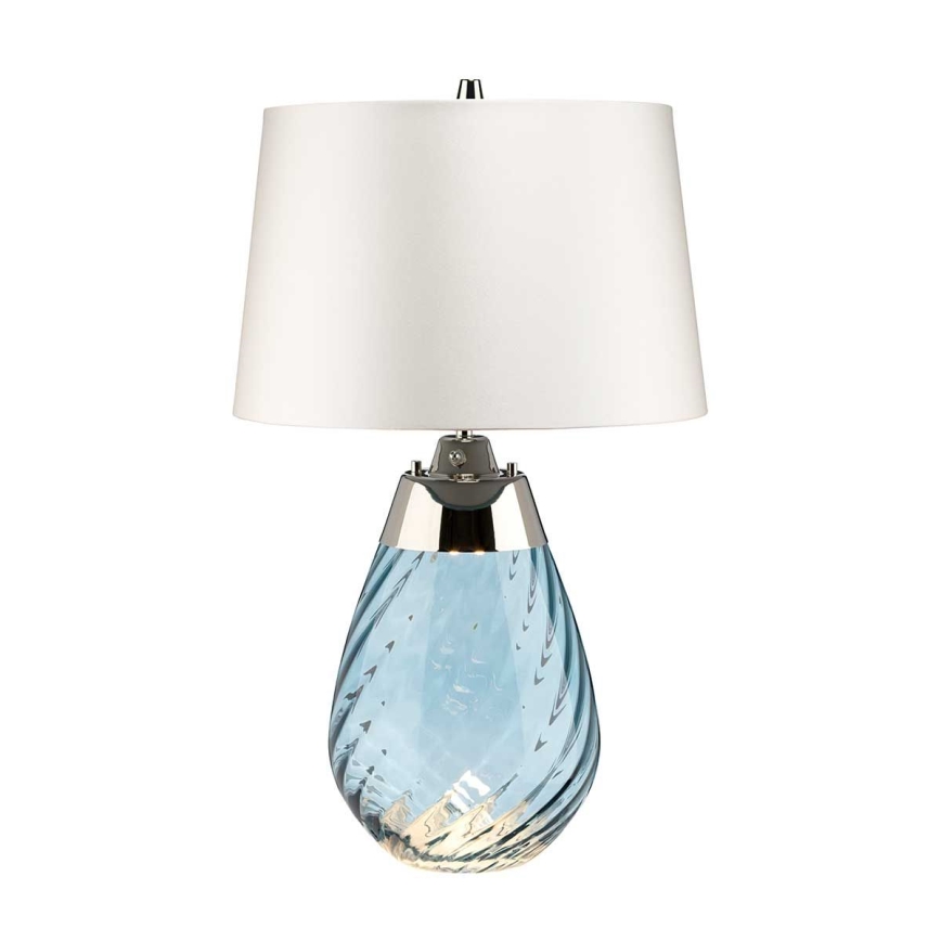 Elstead - LED Tafellamp LENA 1xE27/60W/230V + 1xGU10/7W 60,5cm blauw/wit