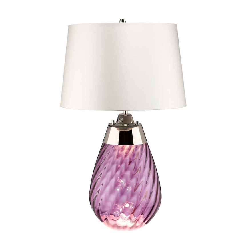 Elstead - LED Tafellamp LENA 1xE27/40W/230V + 1xGU10/7W 74 cm roze