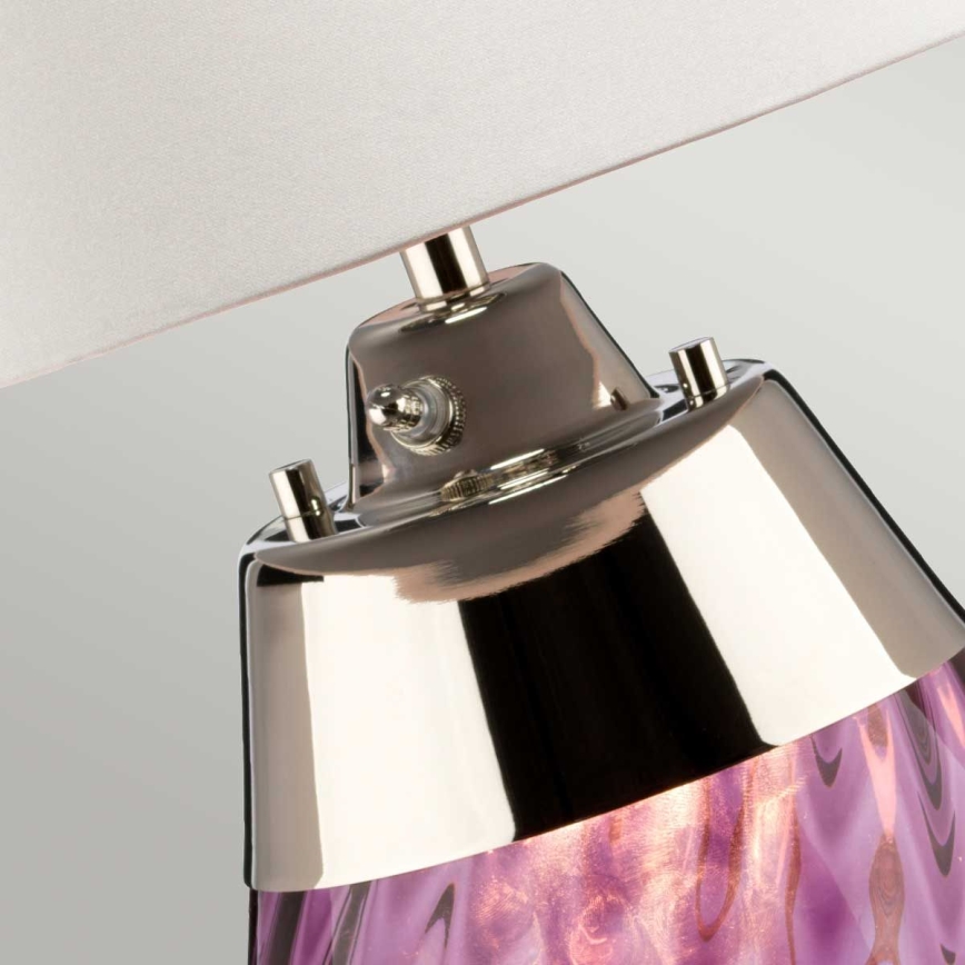Elstead - LED Tafellamp LENA 1xE27/40W/230V + 1xGU10/7W 74 cm roze