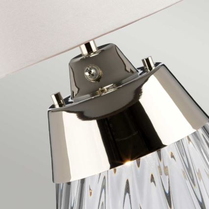 Elstead - LED Tafellamp LENA 1xE27/60W/230V + 1xGU10/7W 60,5 cm wit