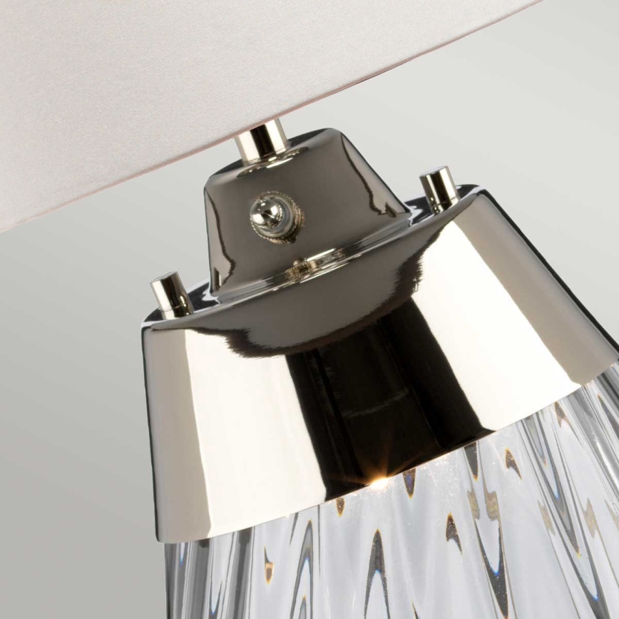 Elstead - LED Tafellamp LENA 1xE27/60W/230V + 1xGU10/7W 60,5 cm wit