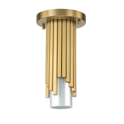 Elstead - Hanglamp met stang MARVELE 1xE14/40W/230V goudkleurig