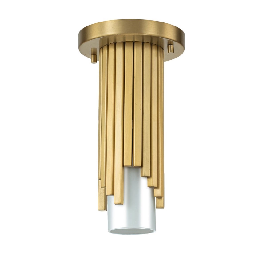 Elstead - Hanglamp met stang MARVELE 1xE14/40W/230V goudkleurig